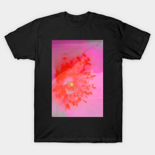 Pink Flower Abstract T-Shirt